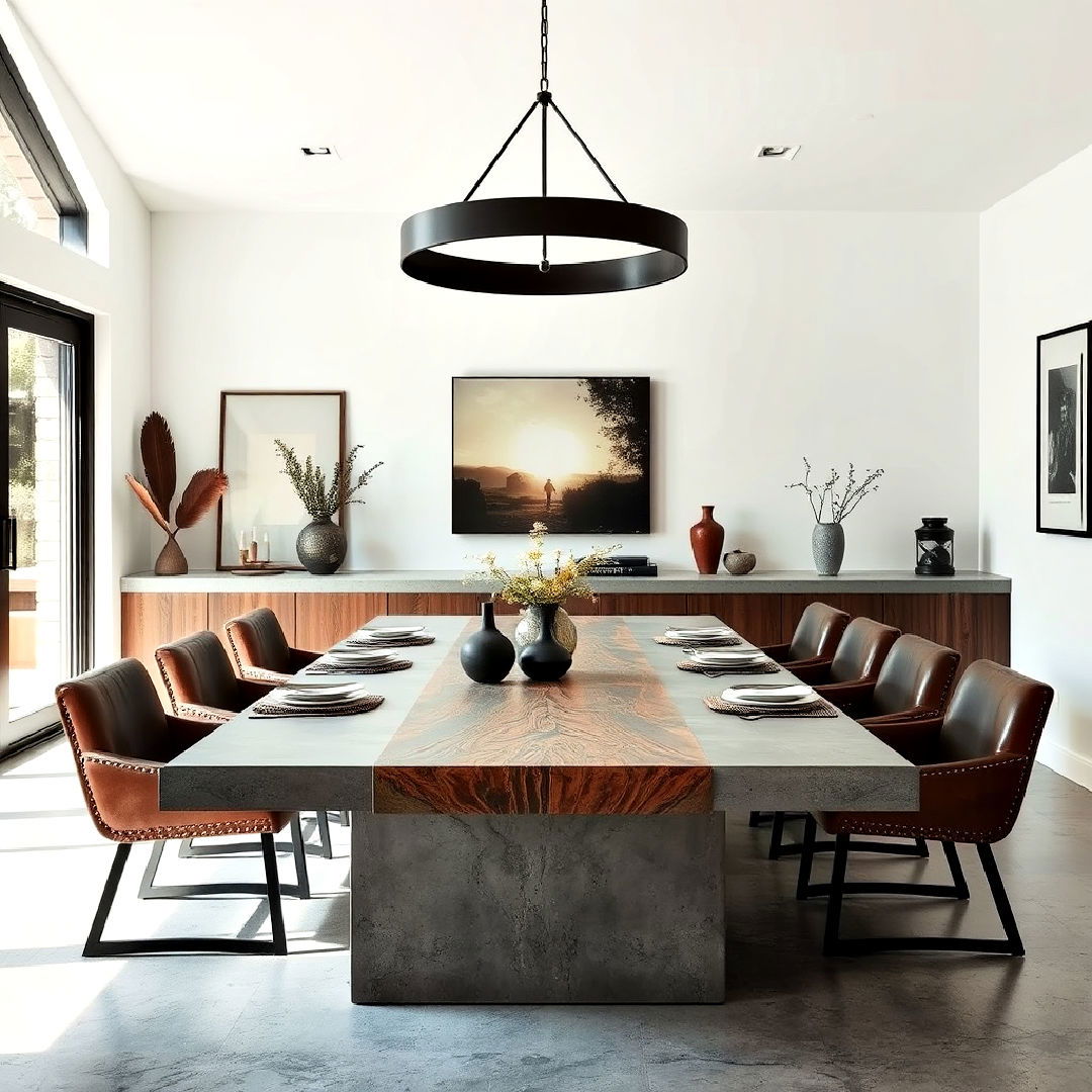 dining room concrete element