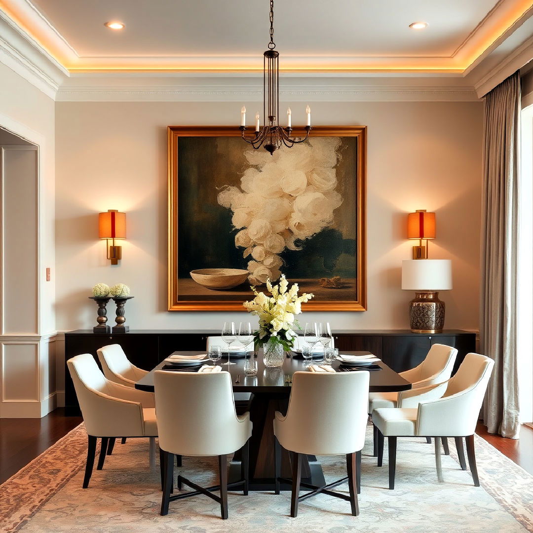 dining room statement wall art