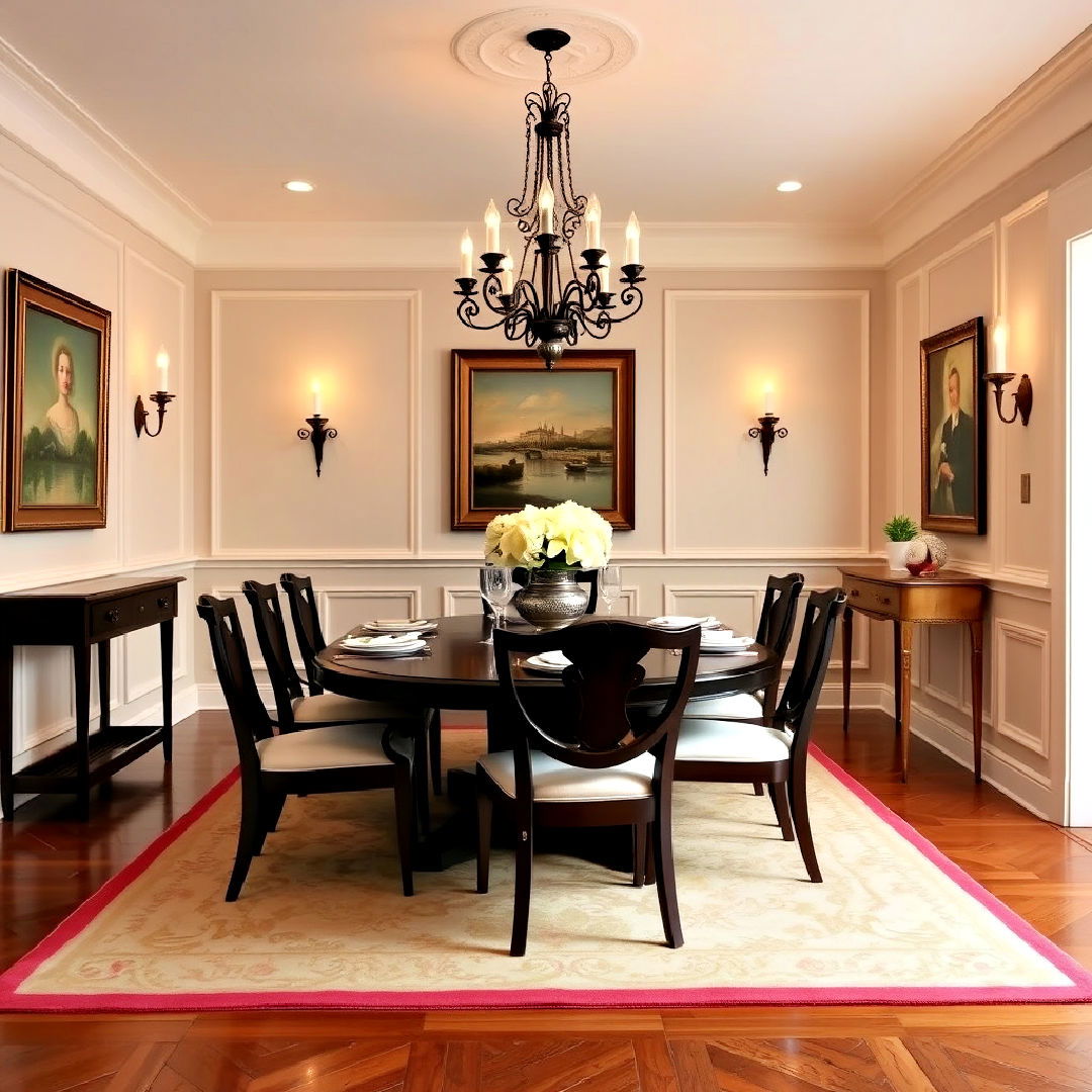 dining room wainscoting to add depth