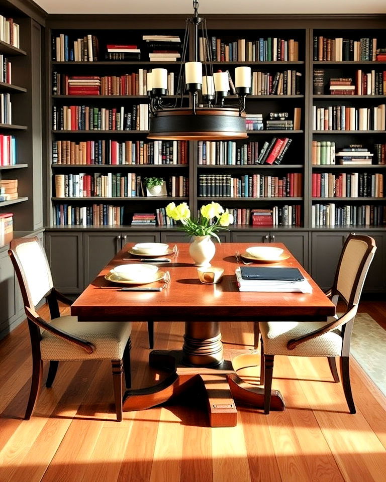 dining table as a study table