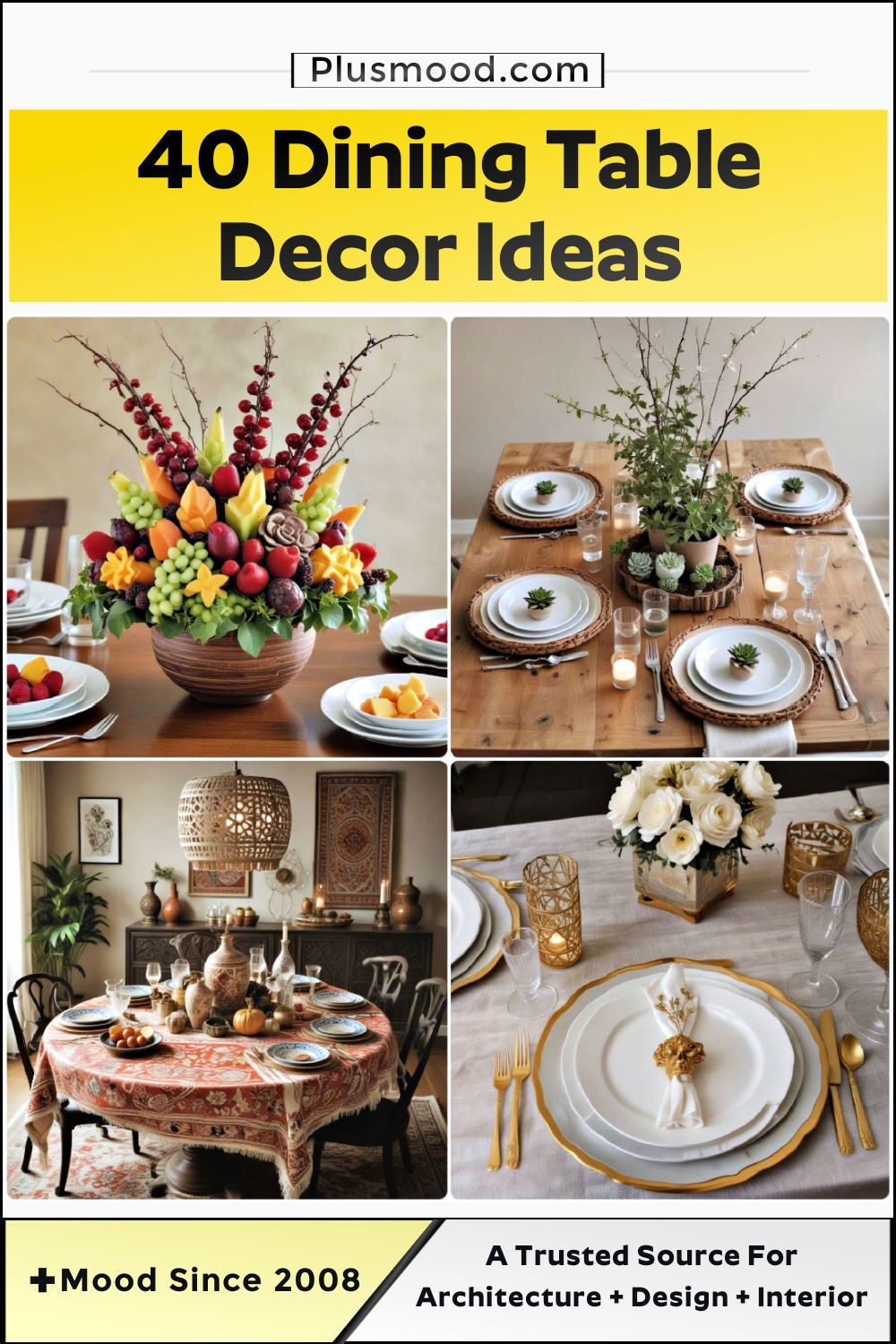 dining table decor ideas and inspiration