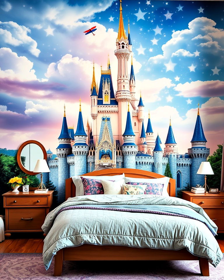 disney castle wallpaper