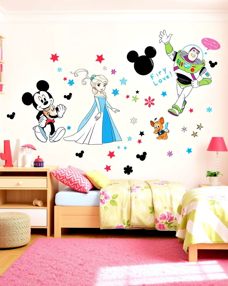 disney character wall decals