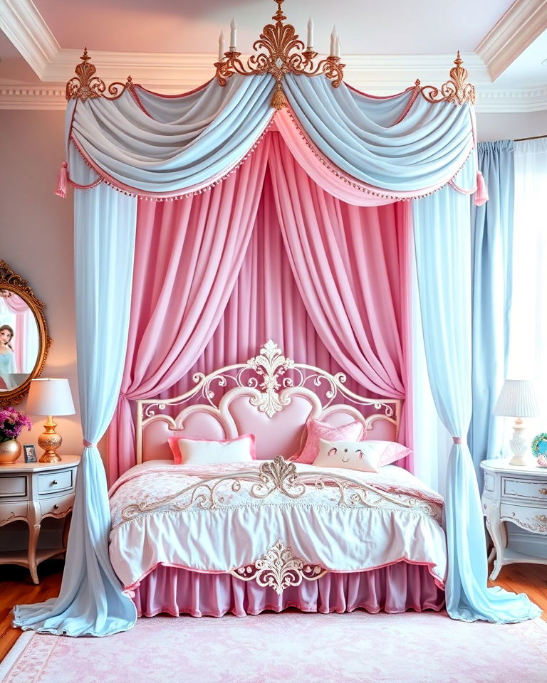 disney princess canopy bed