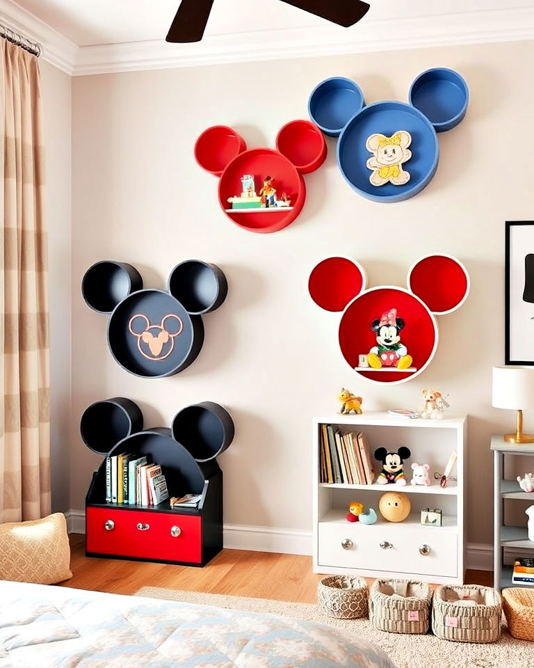 disney themed shelving