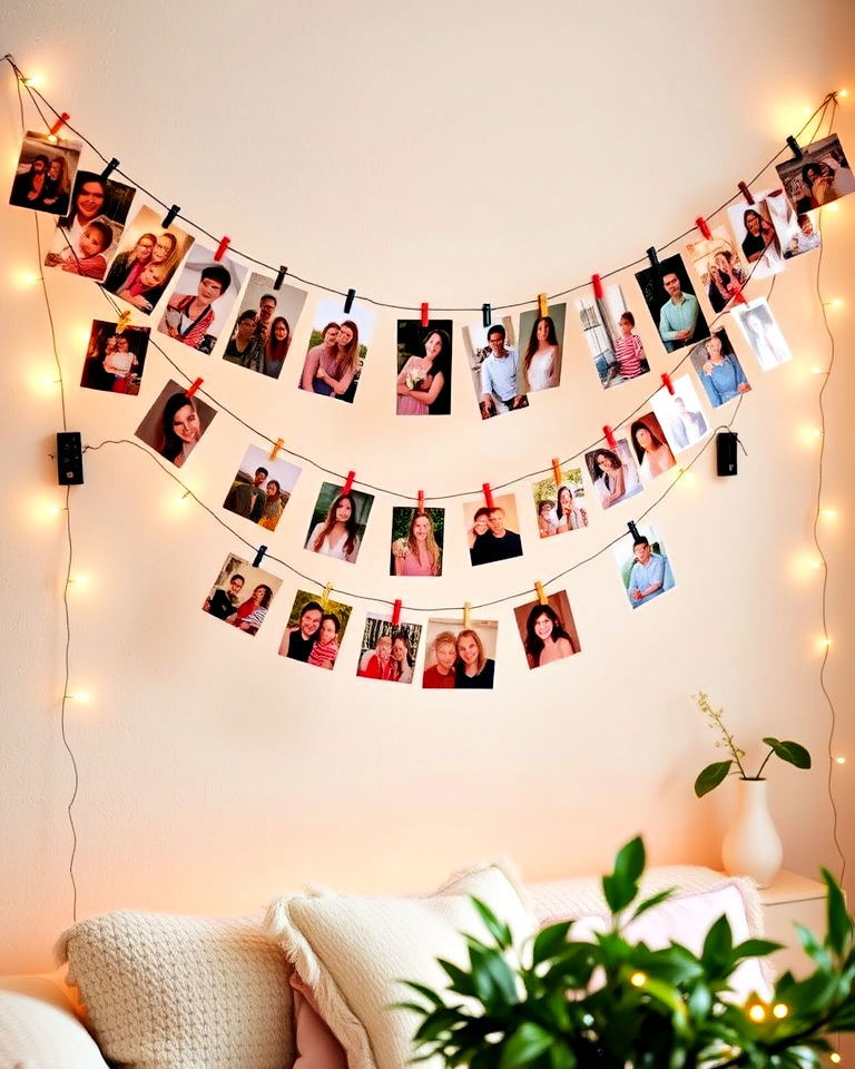 diy photo garland