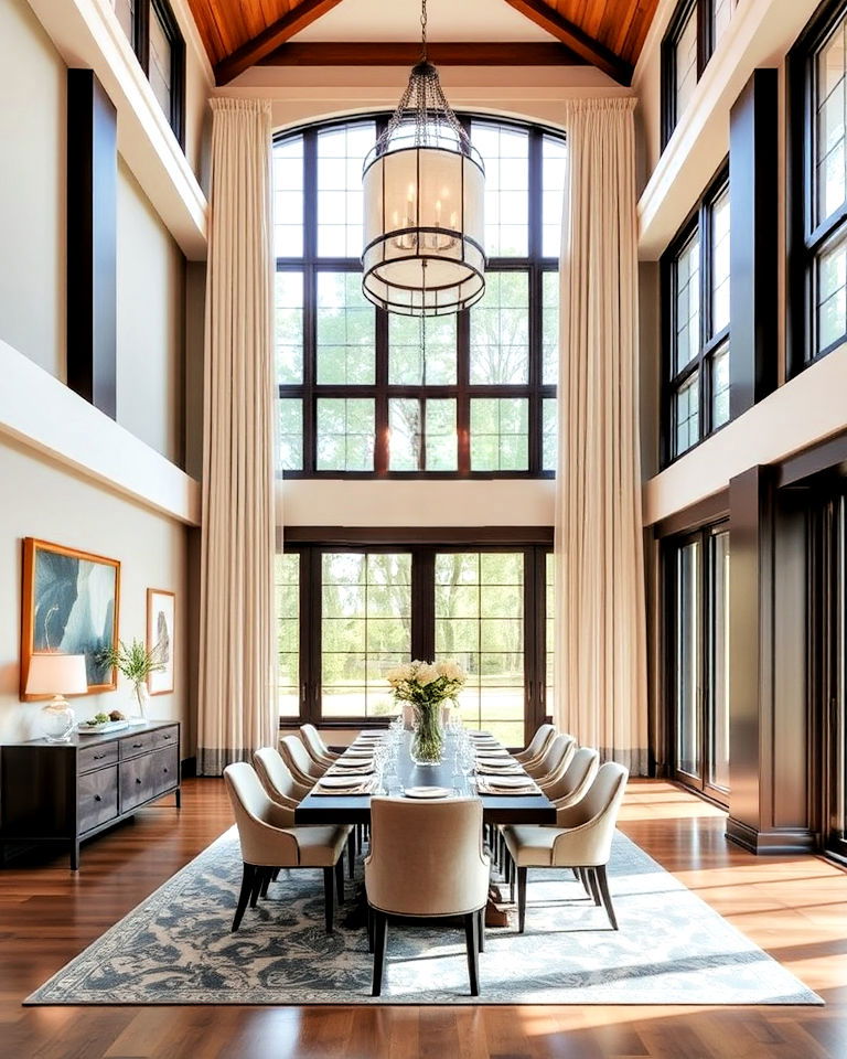 double height ceilings