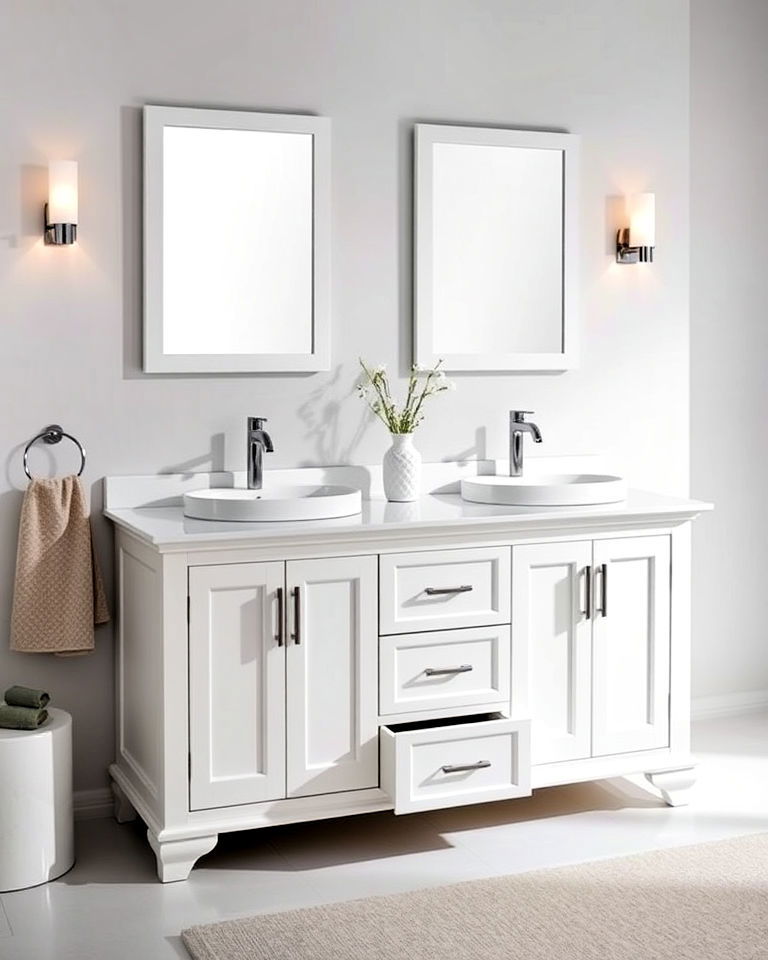 double sink vanity