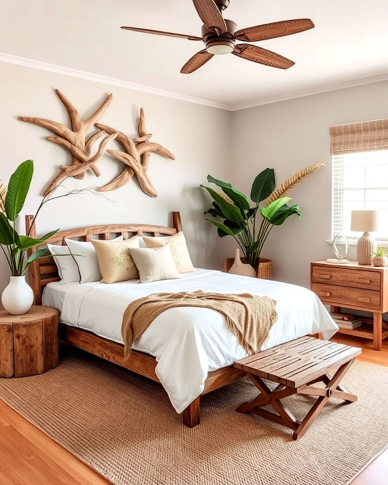 driftwood decor for rustic touches