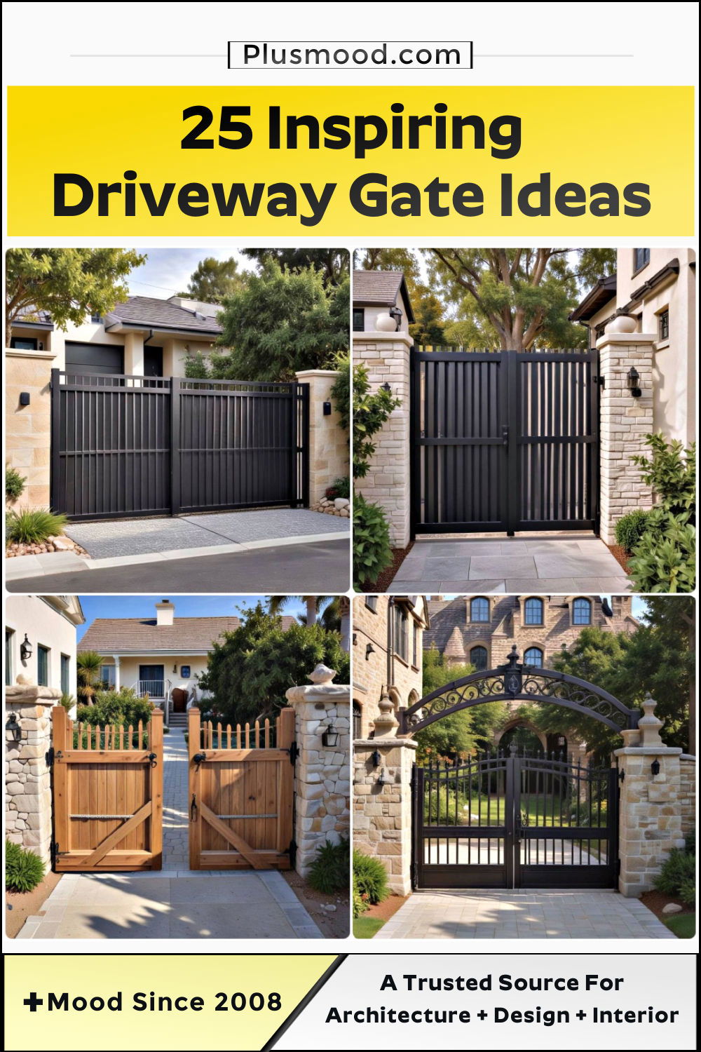 driveway gate ideas and inspiration