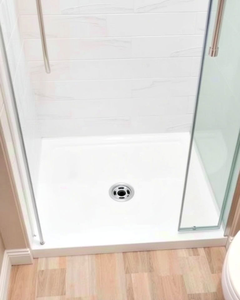 easy to maintain walk in shower floor drain