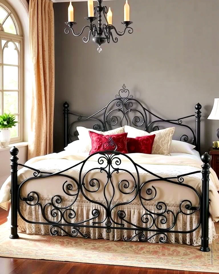 elegance iron bed frames