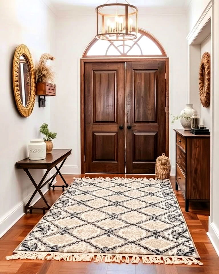 elegance moroccan inspired rug