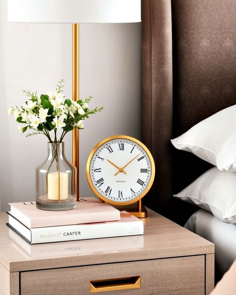 elegant clock for a functional accent