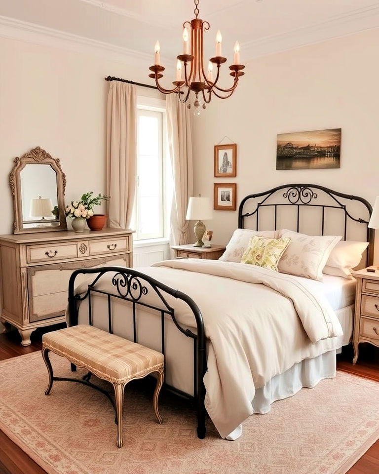 elegant french country bedroom