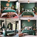 emerald green bedroom ideas