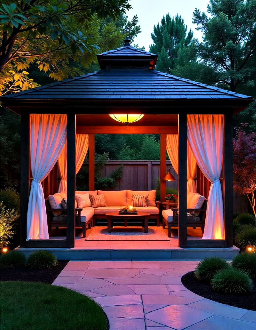 enclosed gazebo for patio