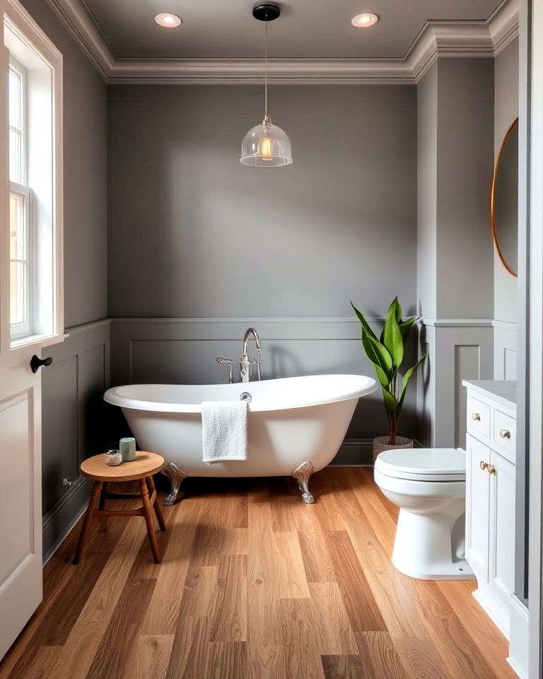 engineered wood flooring bathroom