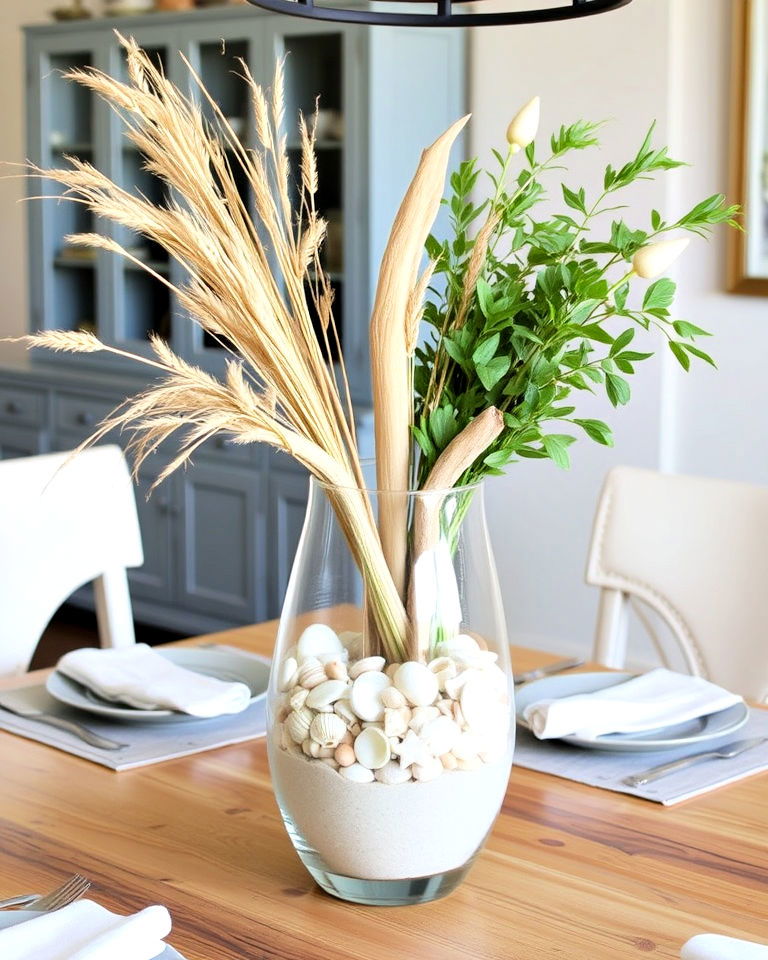 eye catching beach inspired centerpieces