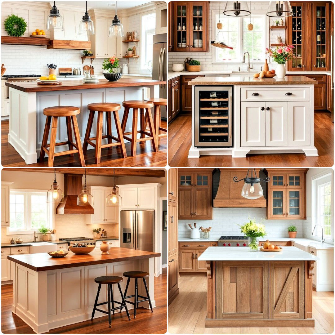 20 Farmhouse Kitchen Island Ideas for Cozy Elegance