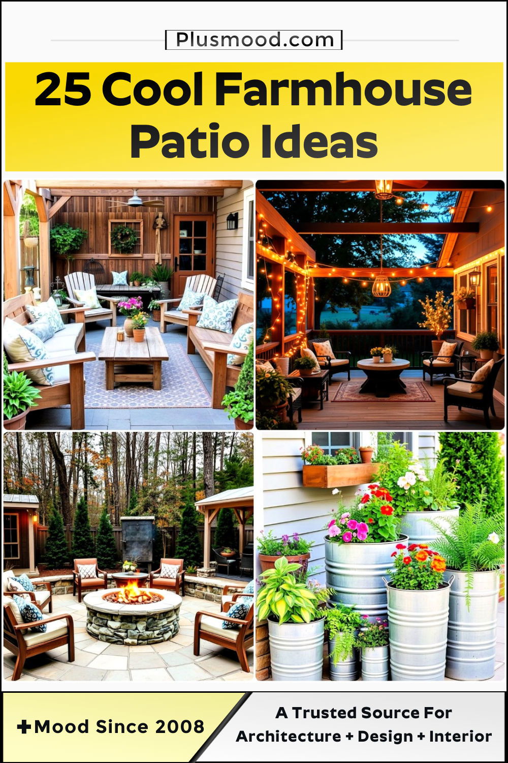 farmhouse patio ideas and inspiration