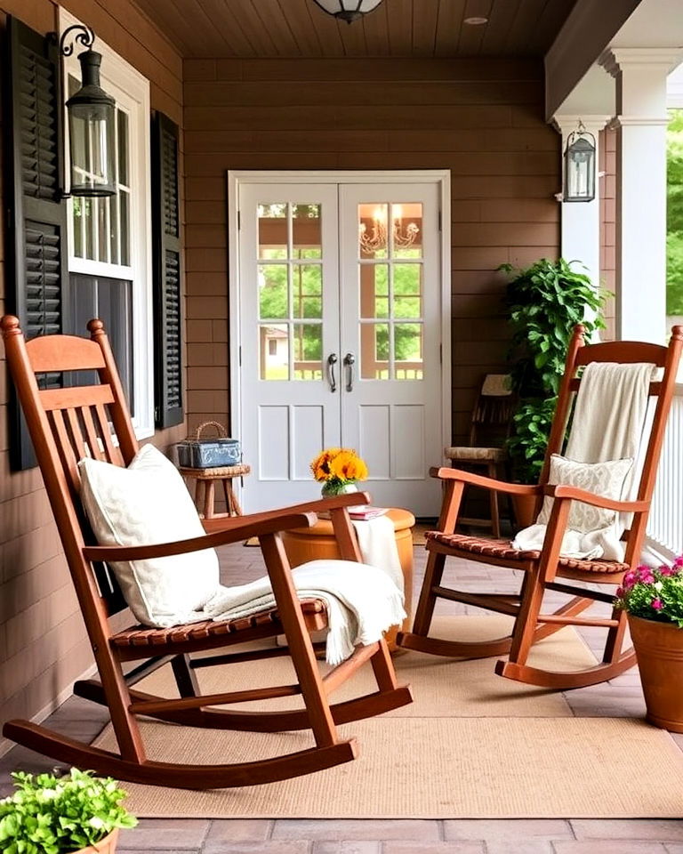 farmhouse rocking chairs for a patio