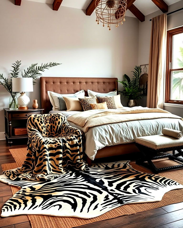 faux animal skins