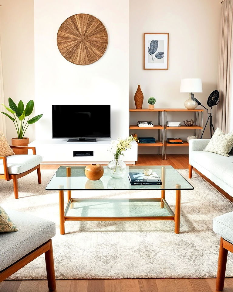 feature glass coffee tables