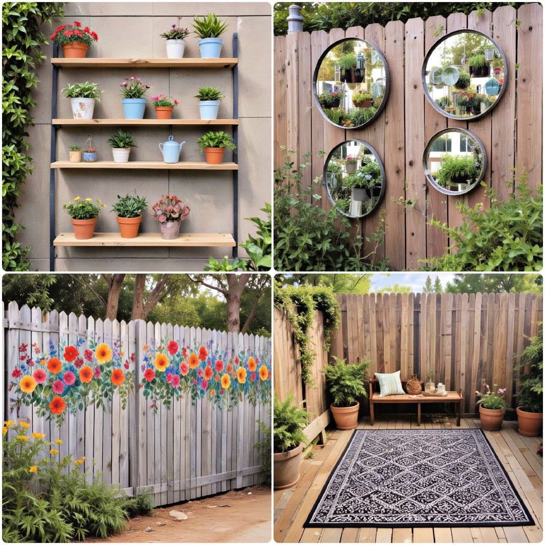 30 Fence Decor Ideas To Enhance Your Yard