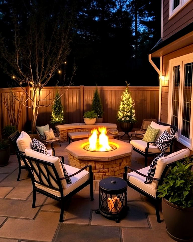 fire pit gathering spot
