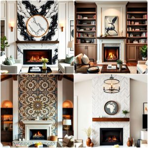 fireplace accent wall ideas