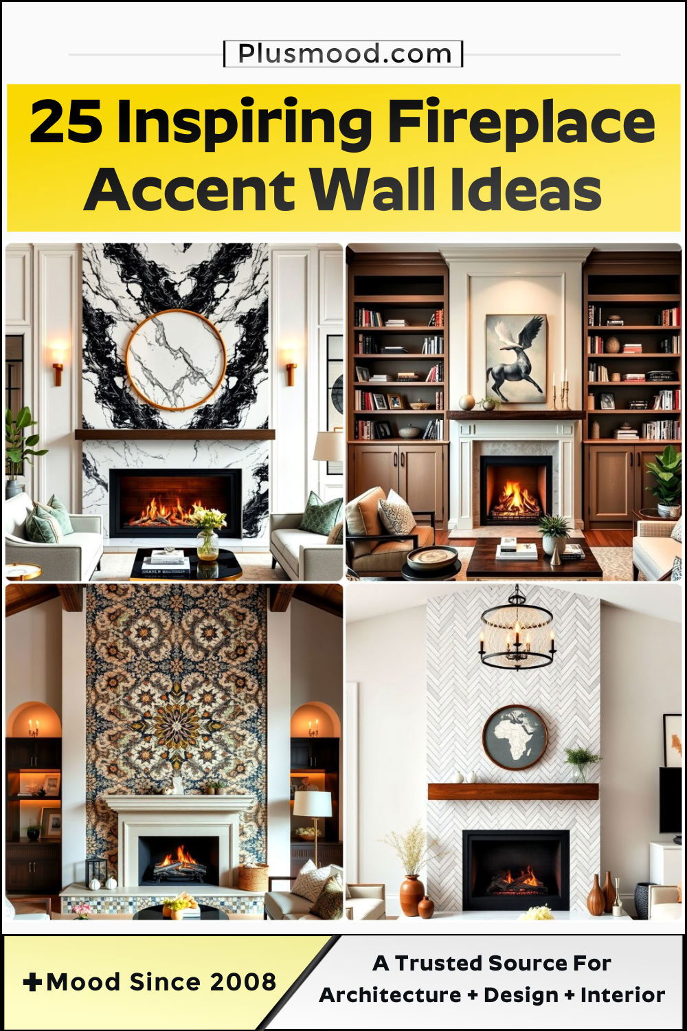 fireplace accent wall ideas and inspiration