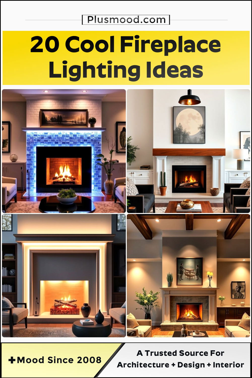 fireplace lighting ideas and inspiration