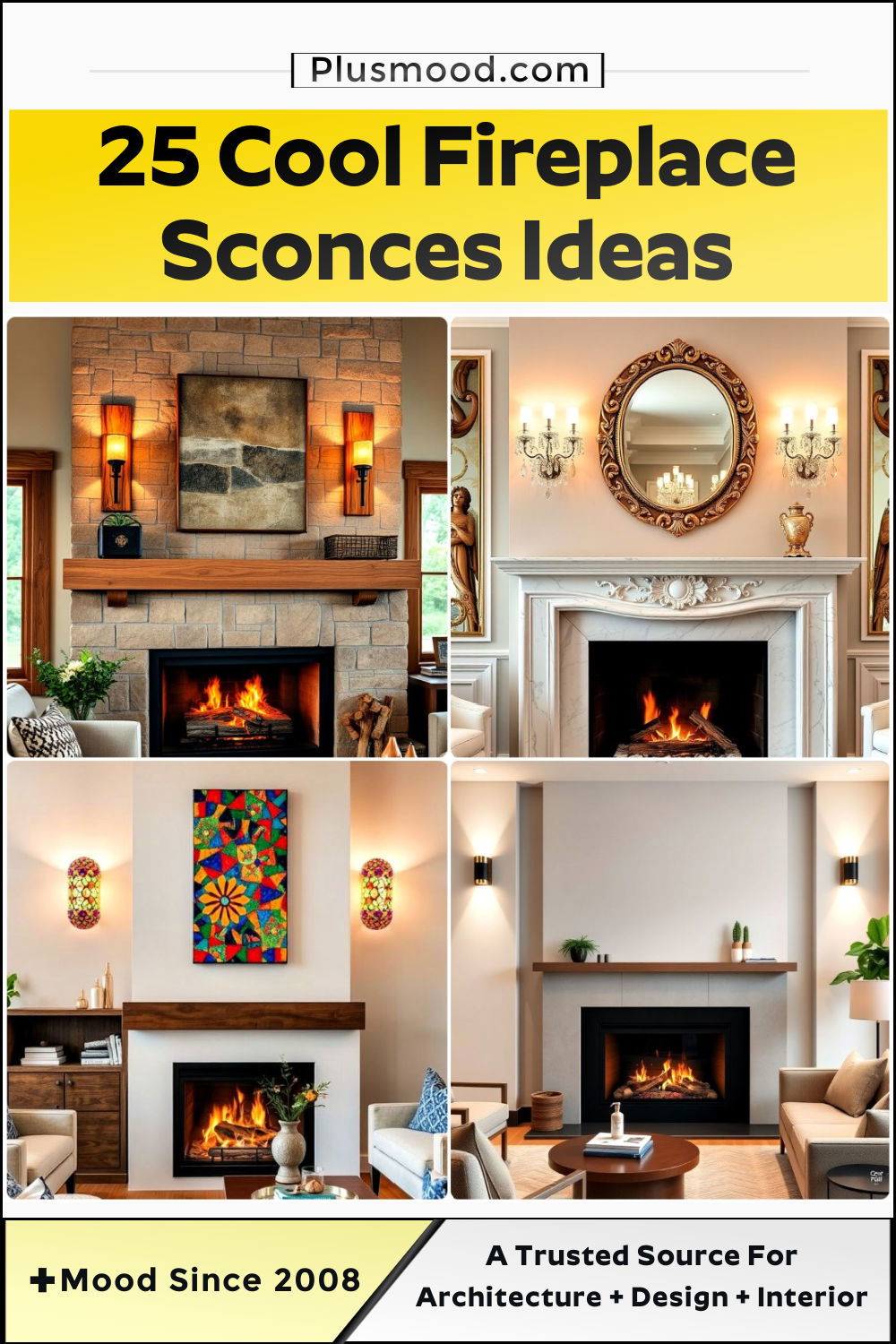 fireplace sconces ideas and inspiration