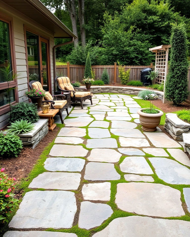 flagstone patio flooring