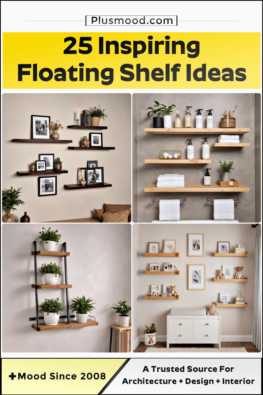 floating shelf ideas and inspiration