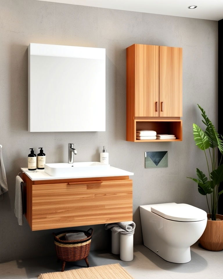 floating vanities for a sleek look