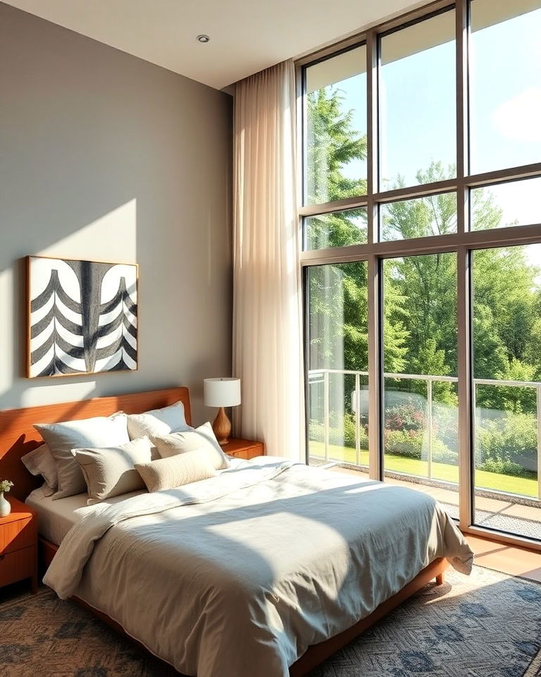 floor to ceiling bedroom windows
