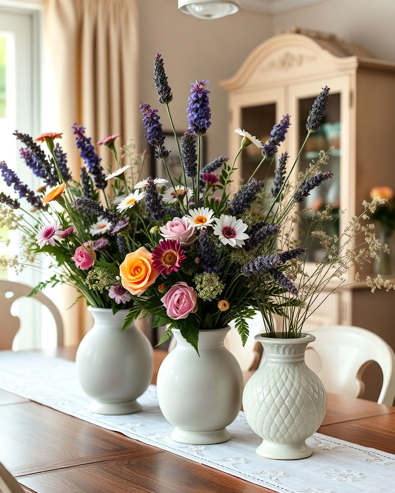 floral centerpieces for a touch of romance