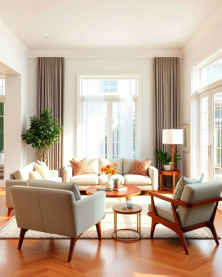 focus on low profile furniture