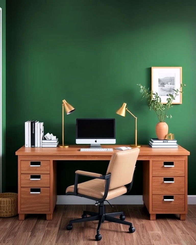 forest green paint color for office