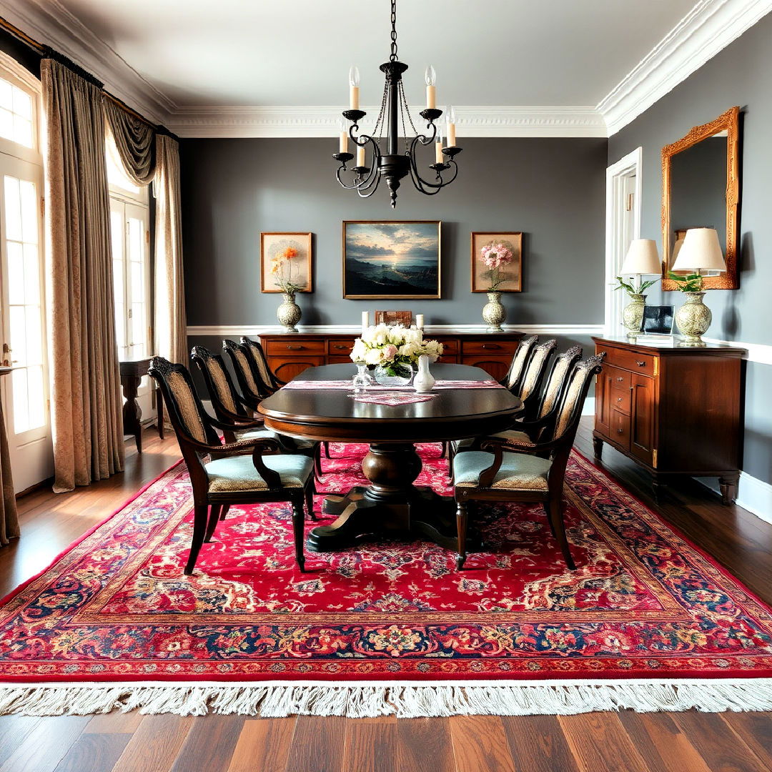 formal persian rug for richness