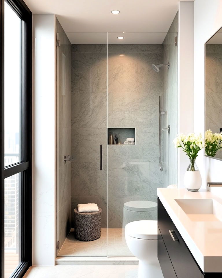 frameless glass shower door
