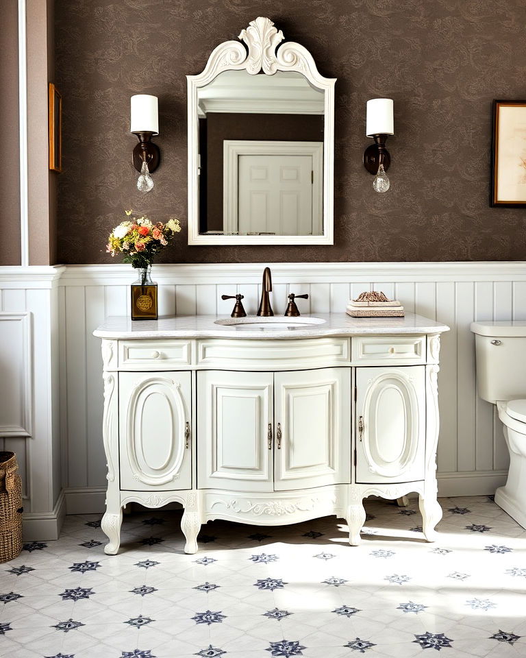 freestanding vanities for classic appeal