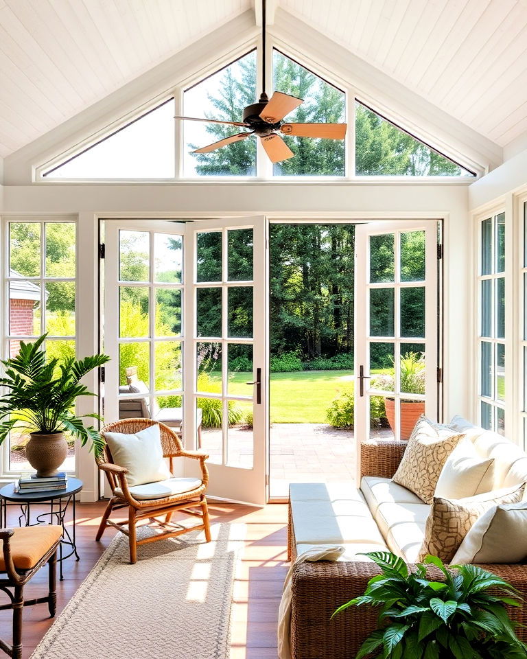 french doors to maximize light