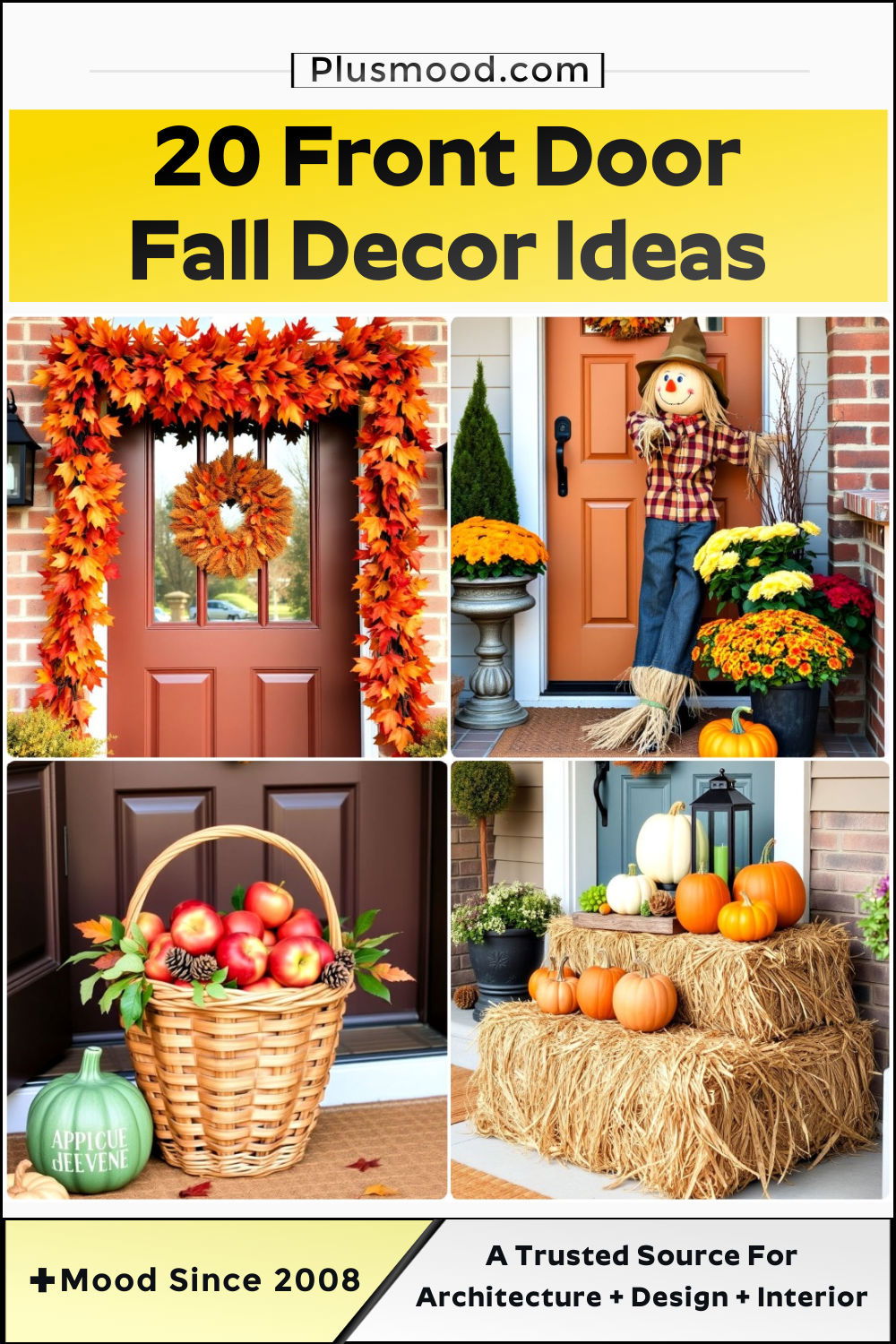 front door fall decor ideas and inspiration