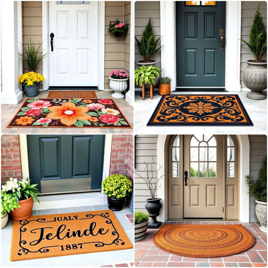 20 Front Door Mat Ideas for A Custom Touch