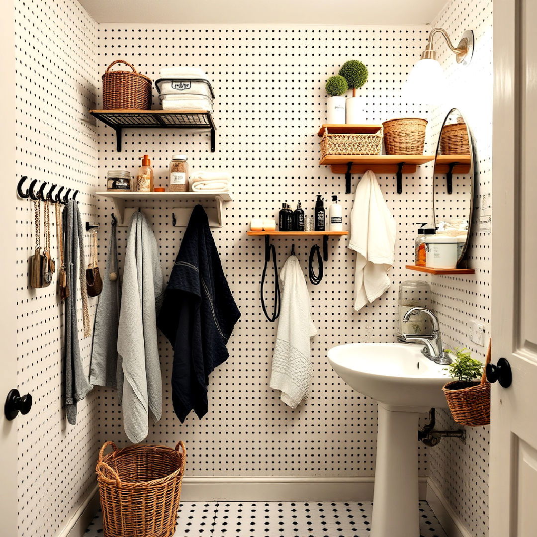 fun customizable pegboard walls