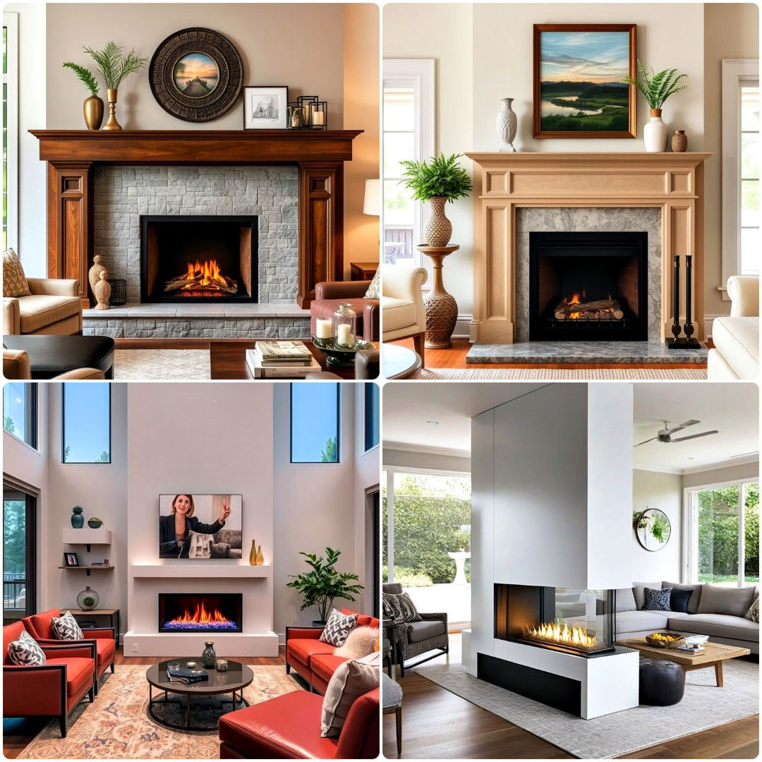 25 Gas Fireplace Ideas for A Contemporary Home