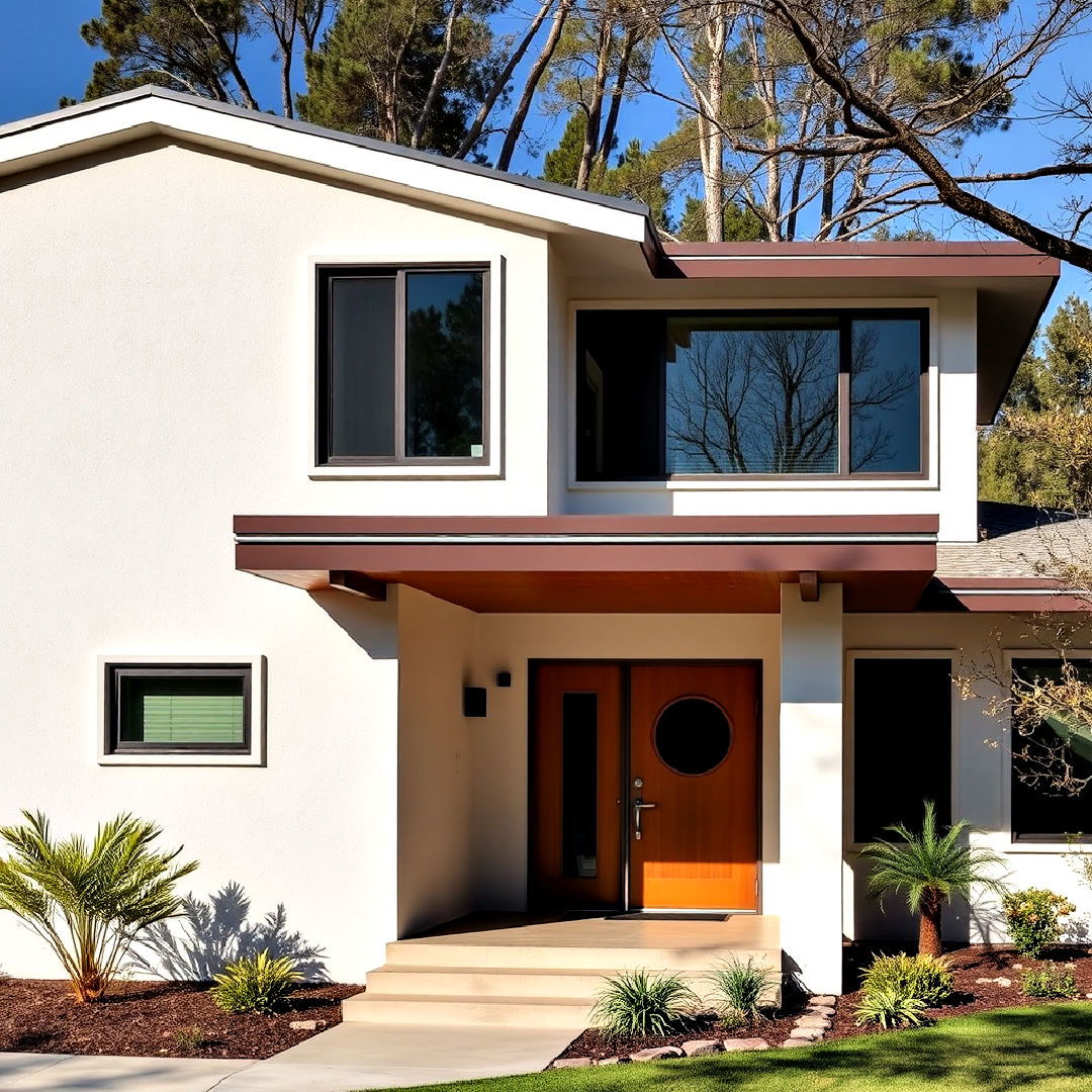 geometric form mid century modern home